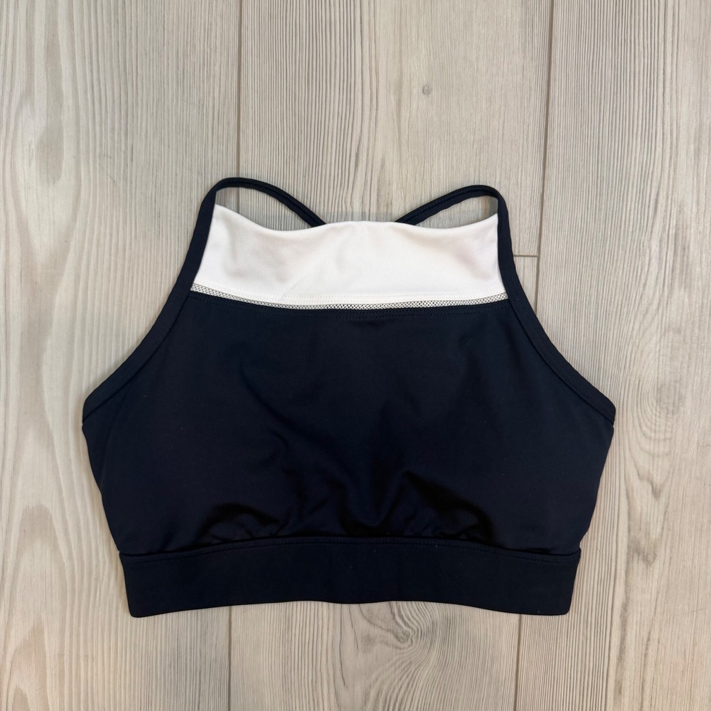 Kate‎ Spade Navy White Colorblock Sports Bra California Dreaming XS